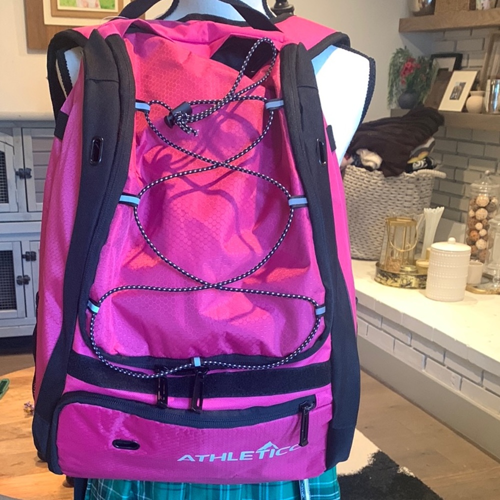 Kids Pink Baseball Backpack